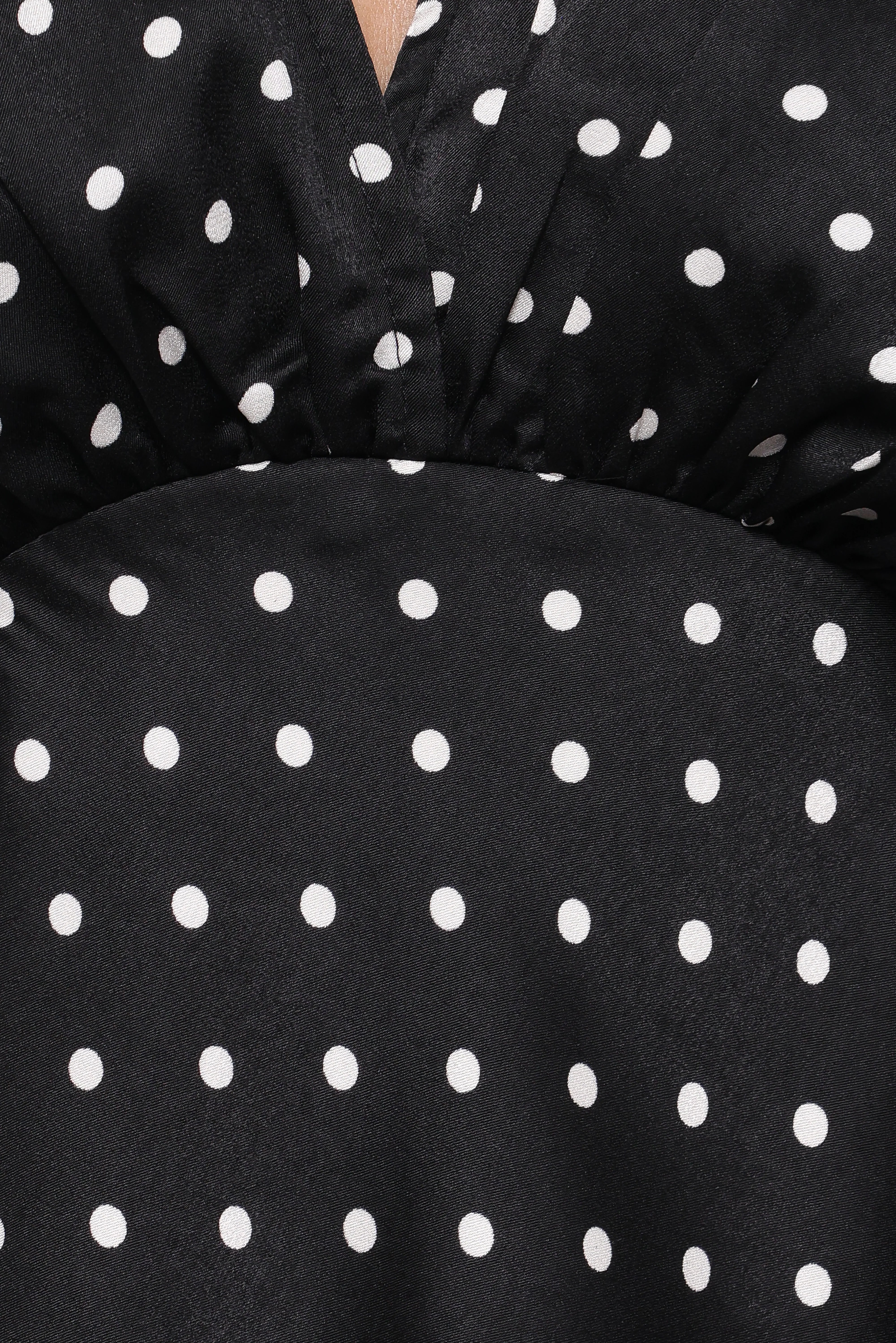 Ailbhe Top Black Polka Dot