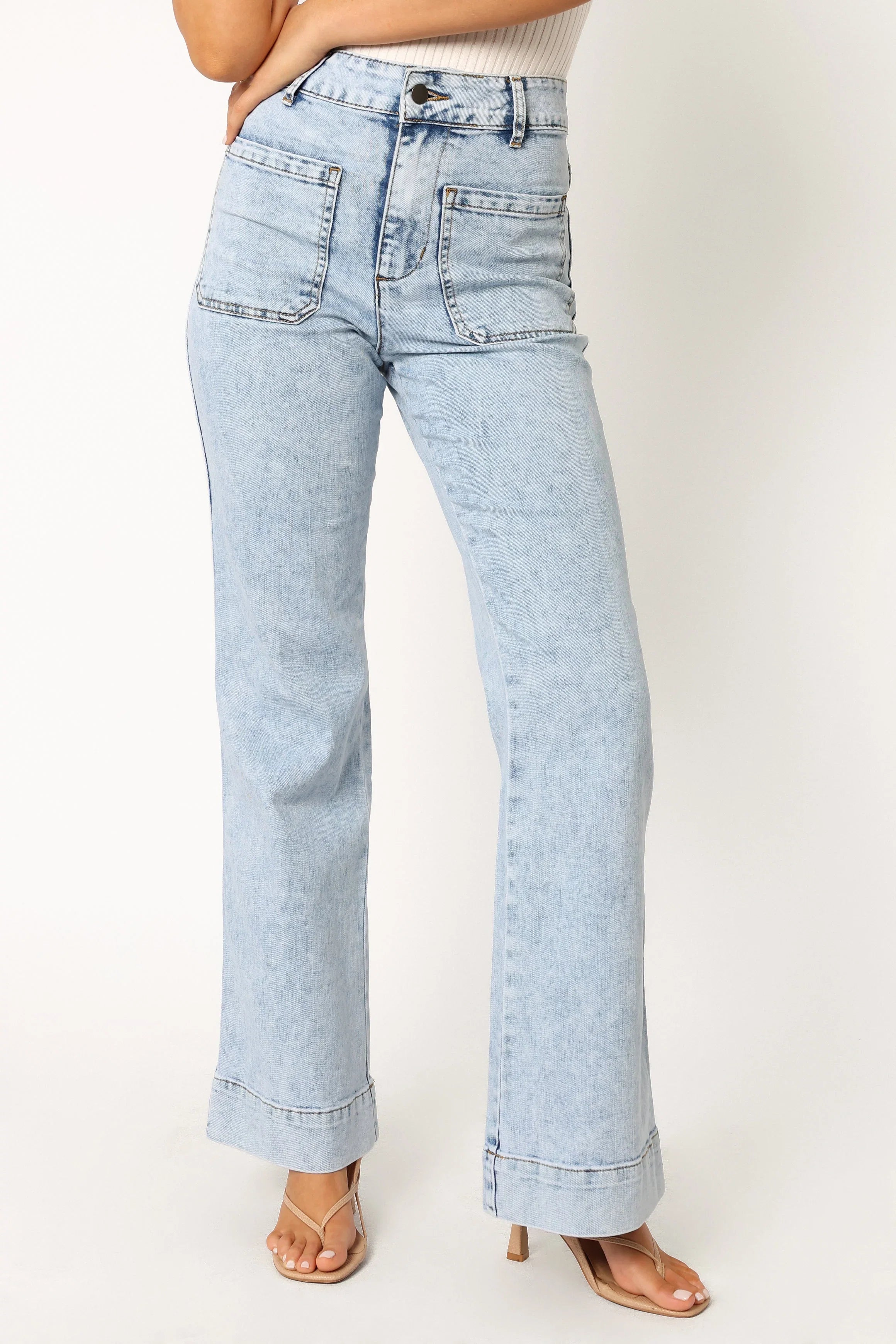 Nico Wide Leg Jean Blue