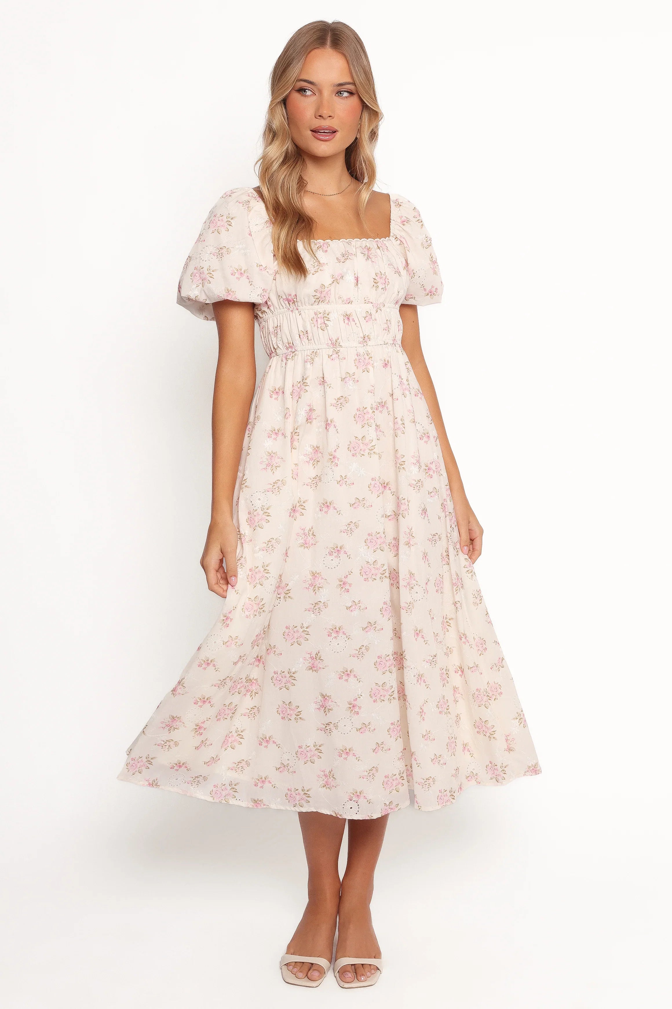 Eowyn Maxi Dress Ivory Pink