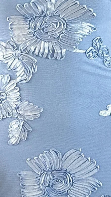 Veya Strapless Maxi Dress Blue