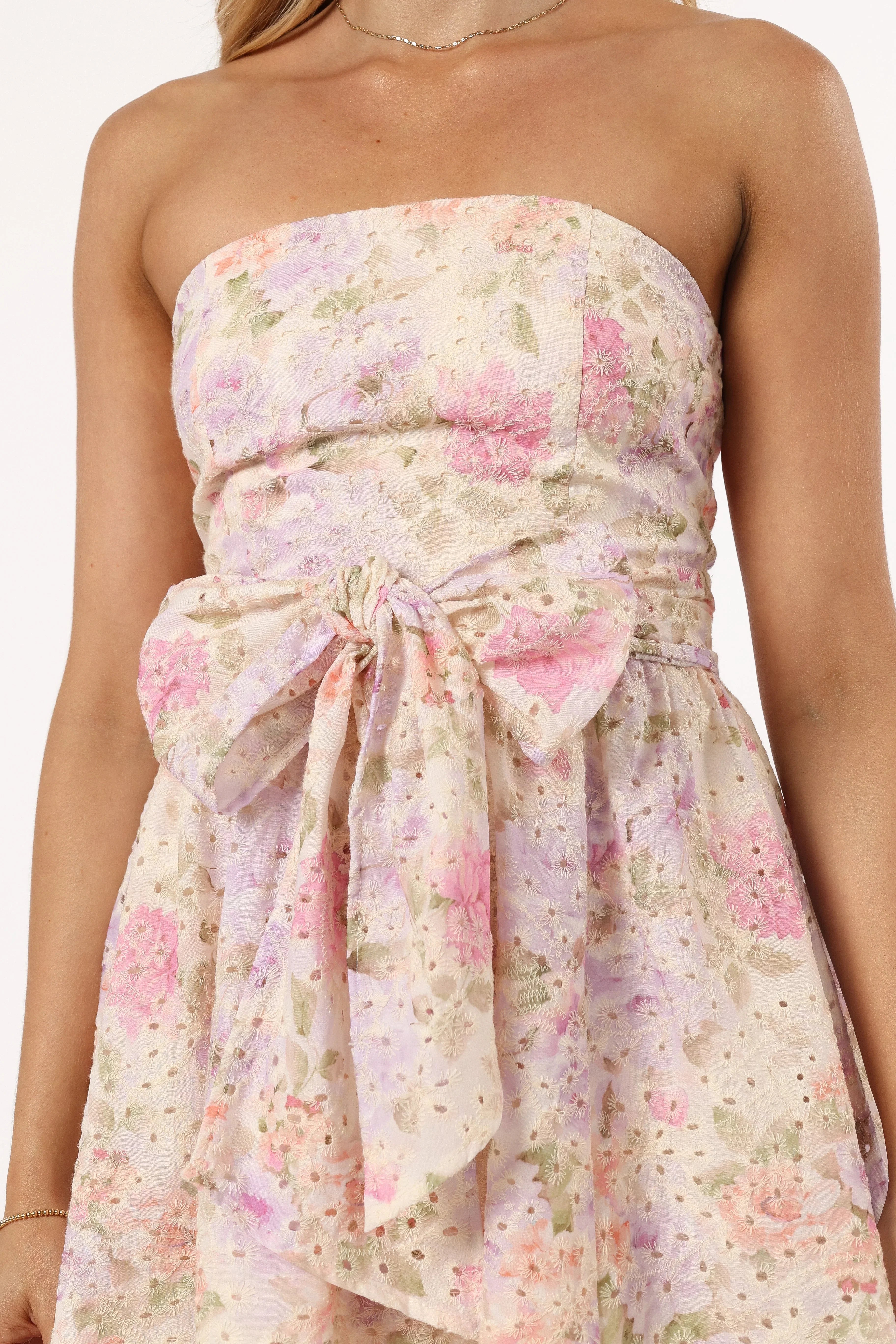 Kitura Mini Dress Pink Floral