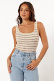 Milla Knit Top Cream Mocha