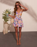 Island Crush Abstract Print Romper