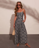 Seaside Darling Abstract Print Jumpsuit