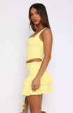 Lets Have Some Fun Lace Bustier Lemon