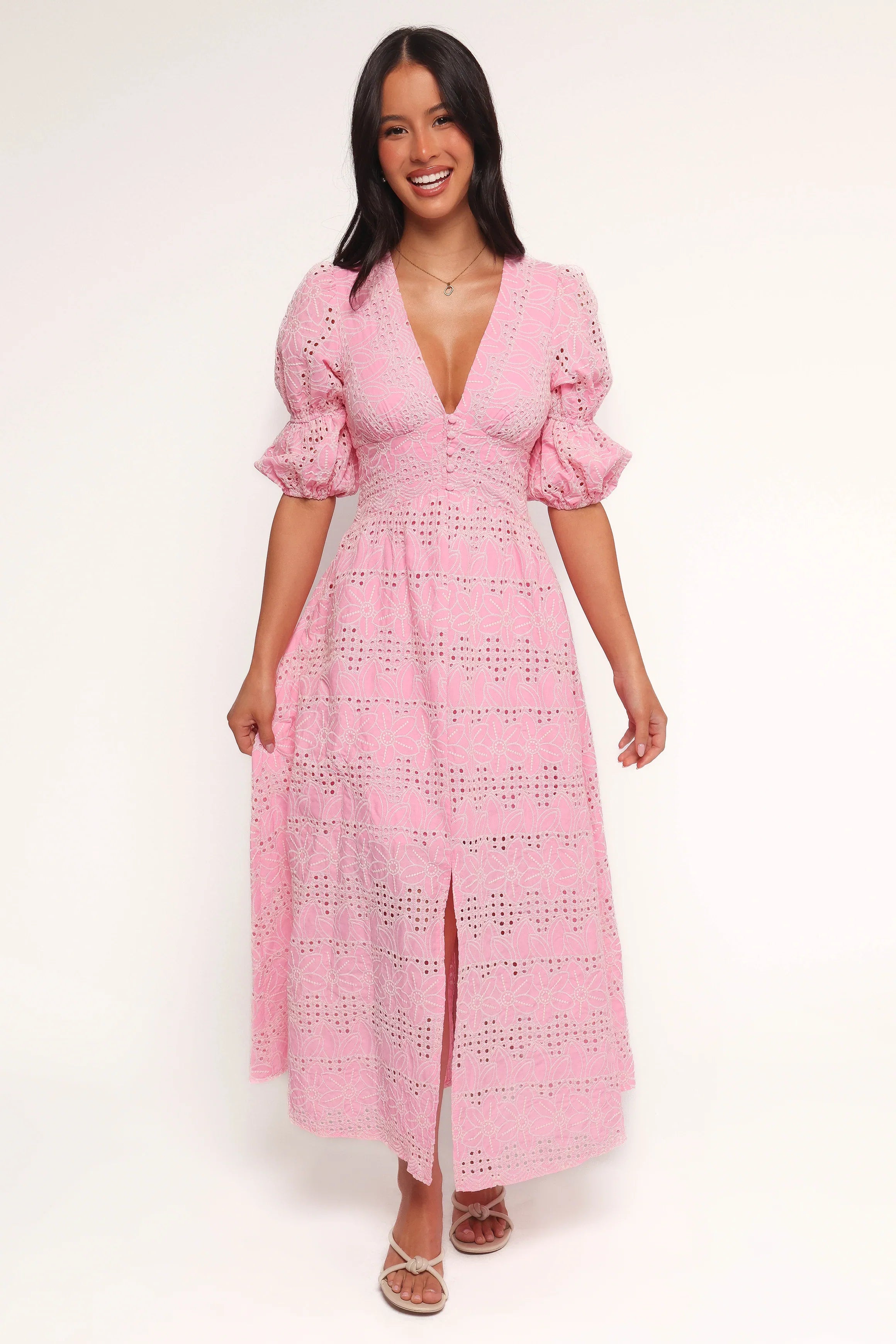 Tani Midi Dress Pink