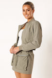 Freddie Two Piece Set Light Olive