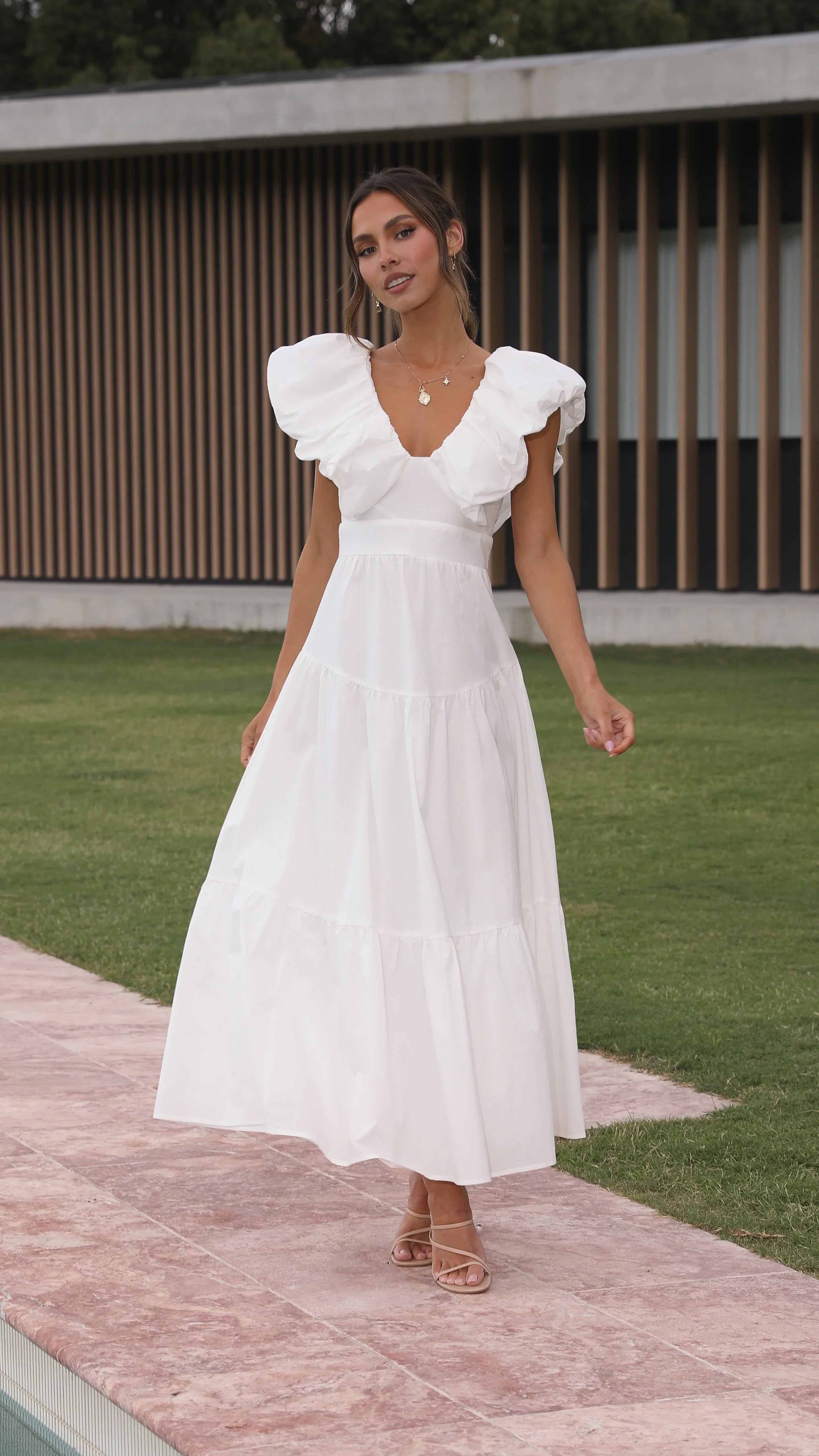 Emma Maxi Dress White