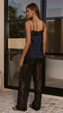 Tiarni Lace Trim Top Ink