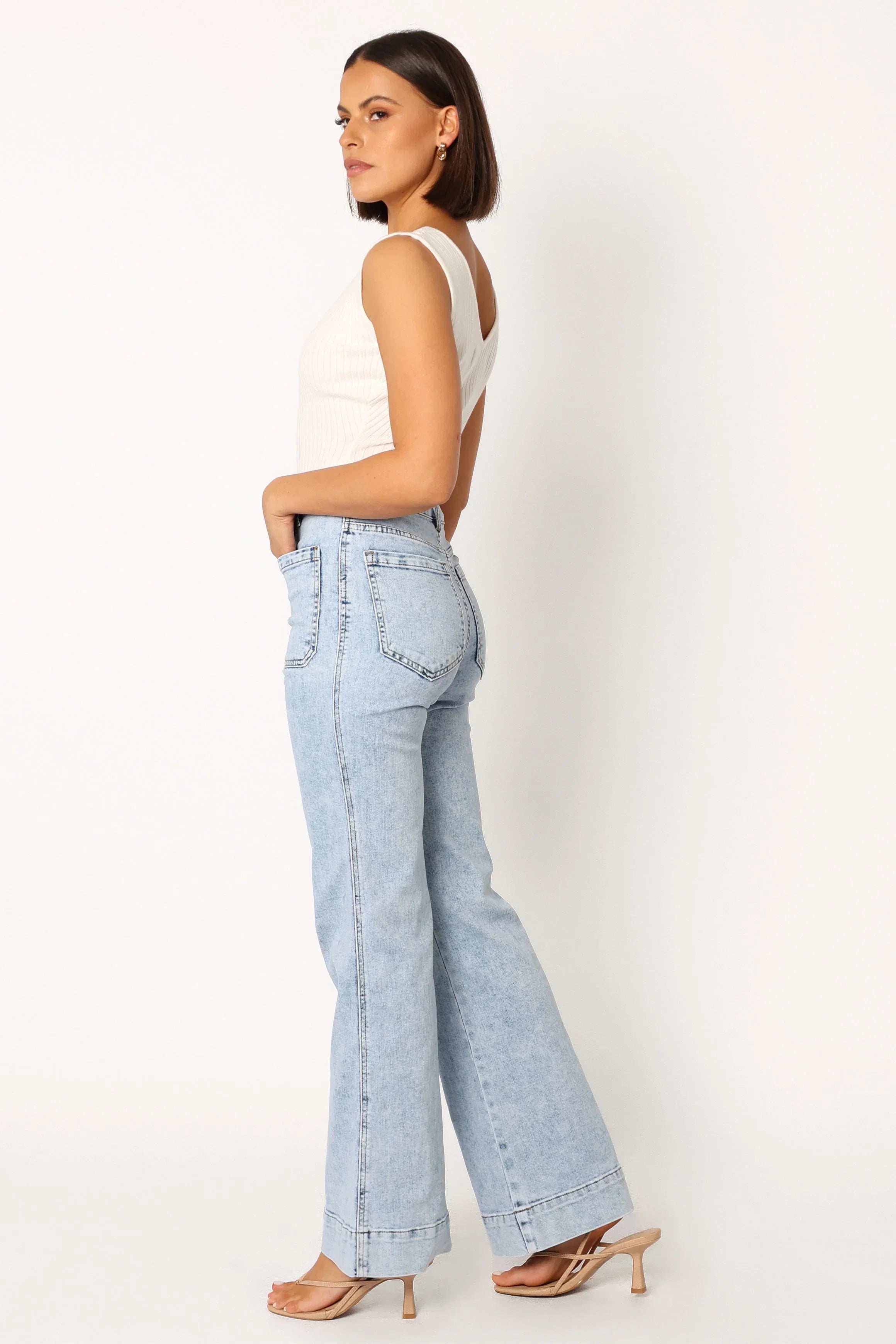 Nico Wide Leg Jean Blue