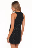 Farica Mini Dress Black Floral