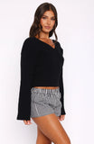 Brooklyn City Knit Sweater Black
