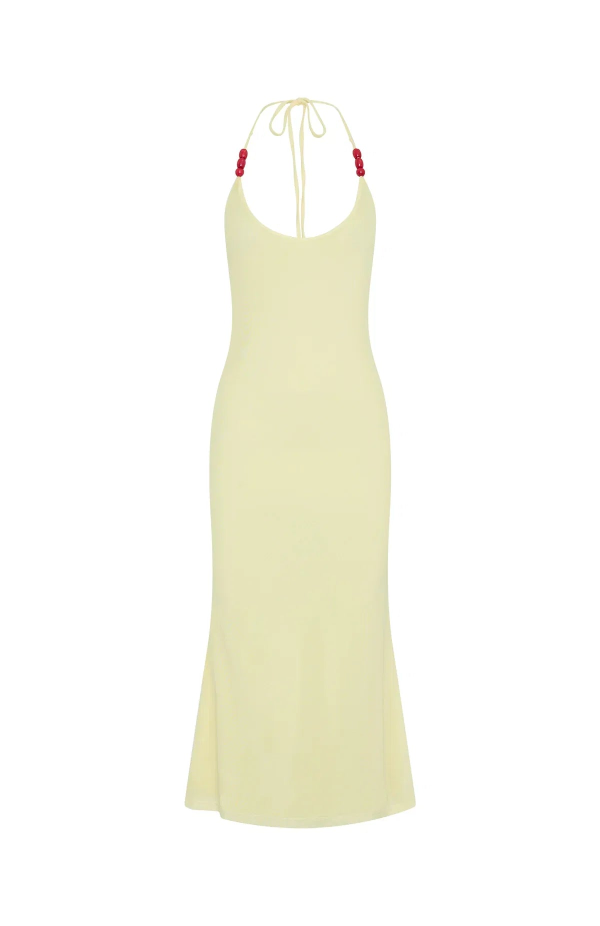 Tropic Like Its Hot Midi Dress Lemon