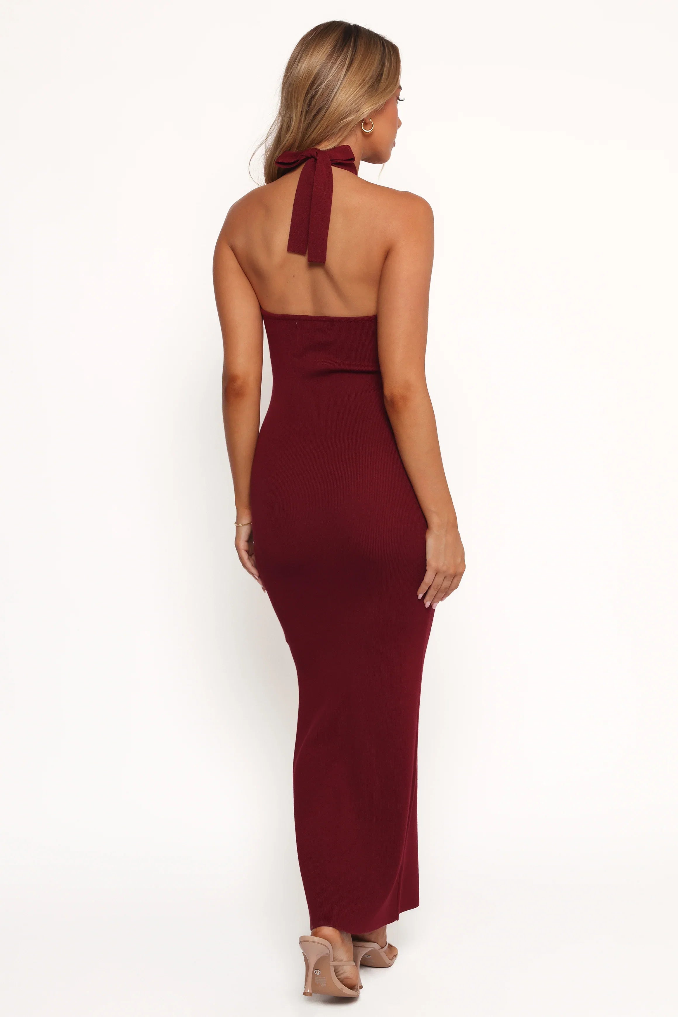 Nessa Midi Dress Dark Cherry