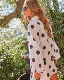 Spotted Love Cotton Polka Dot Button Down Top