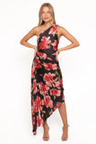 Kleo One Shoulder Maxi Dress Midnight Orchid