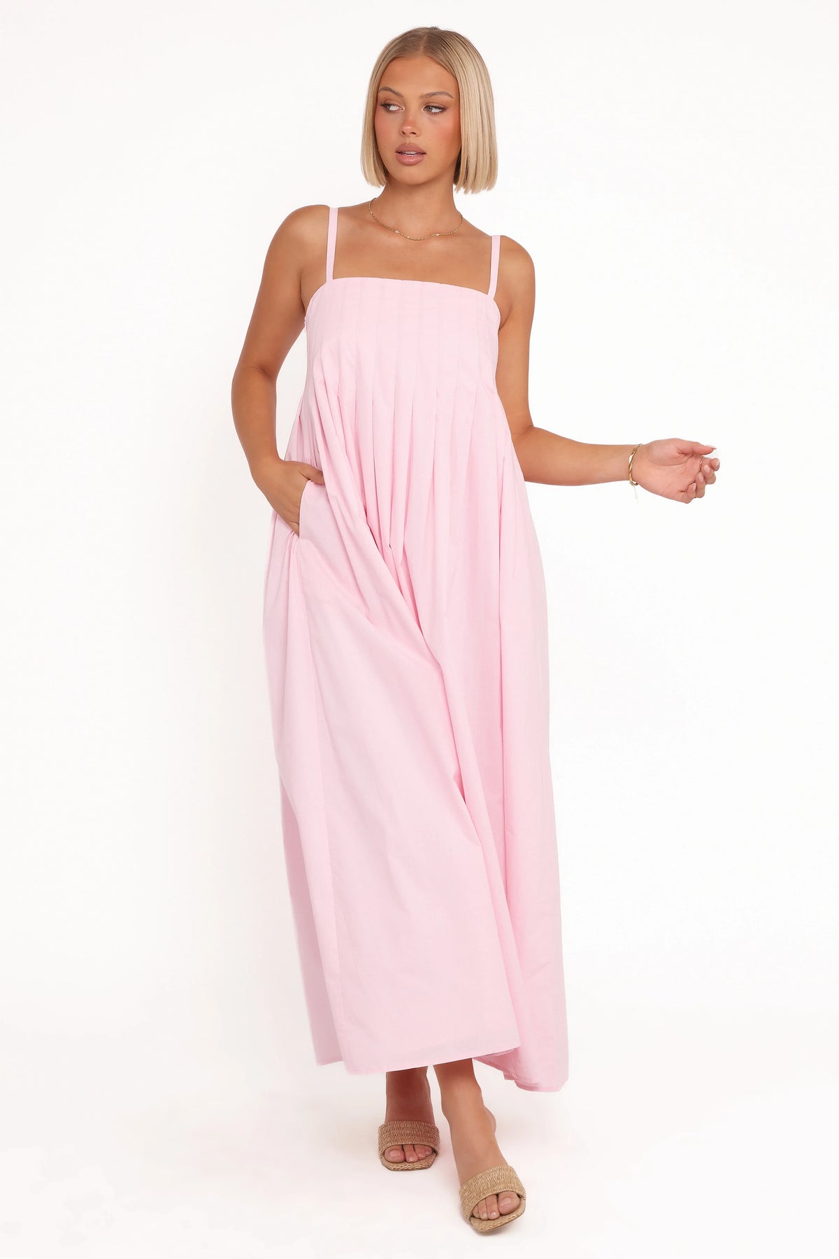 Corfu Midi Dress Pink