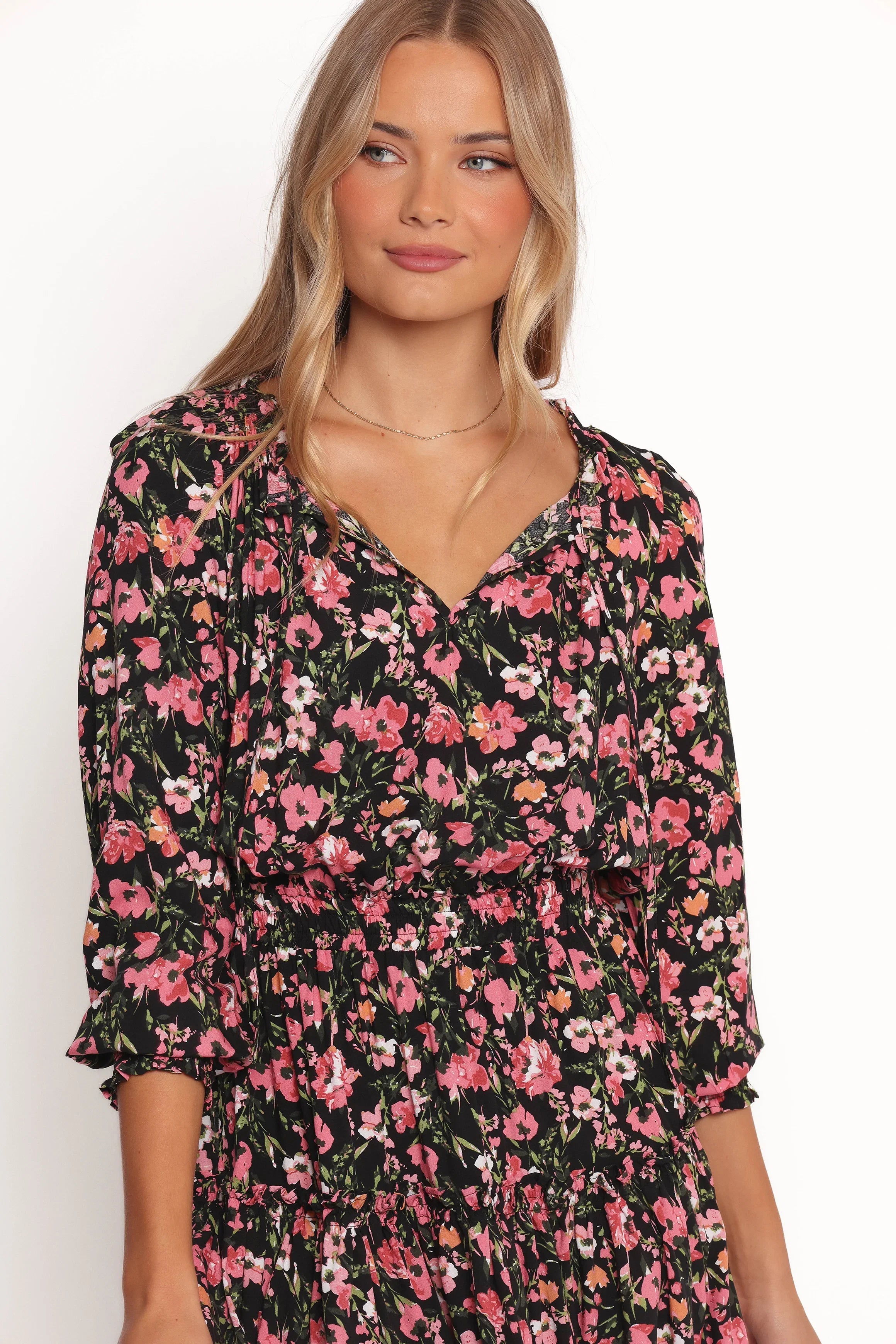 Kealan Dress Black Floral