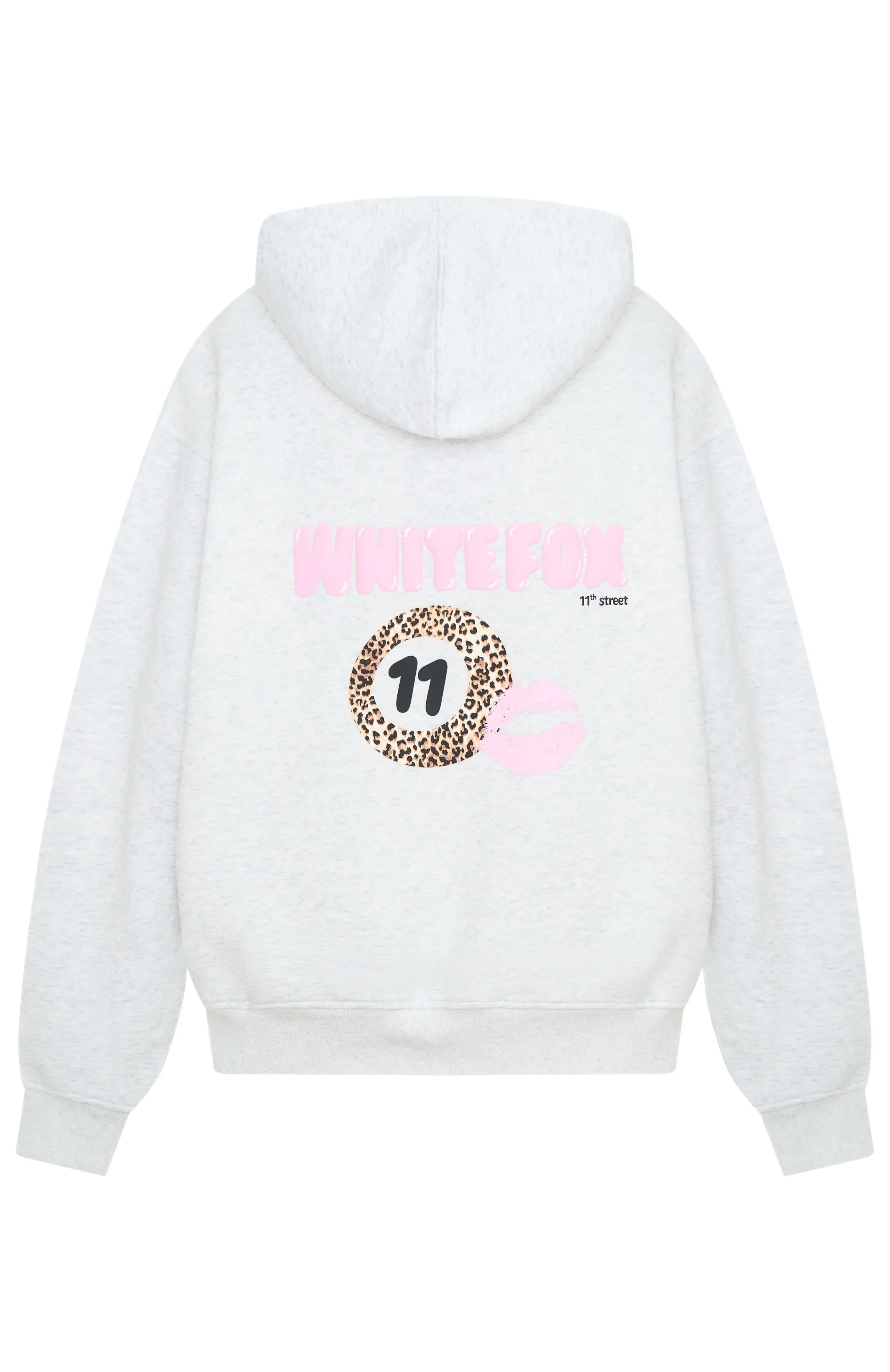 11th Street Shes So Lucky Oversized Hoodie Leopard Splice