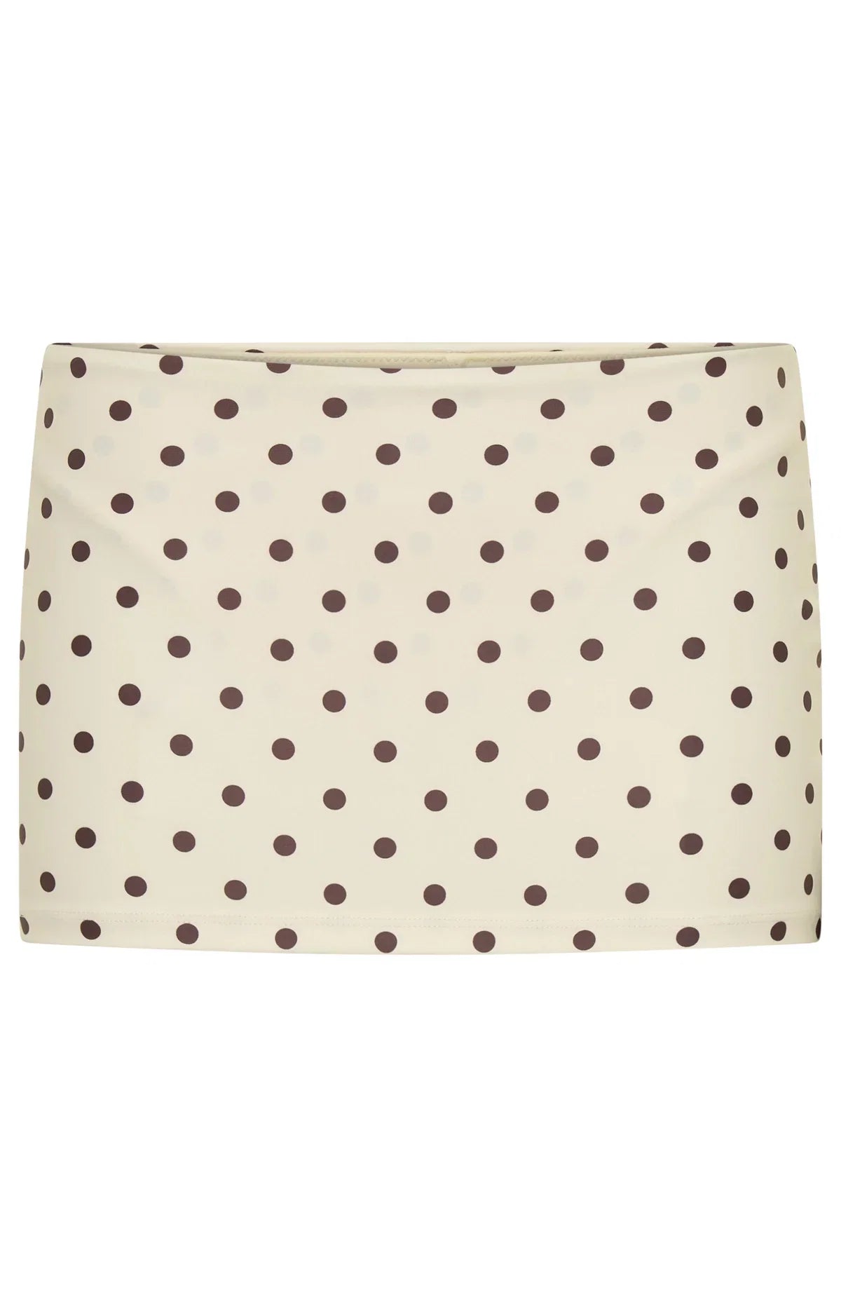 Island Babe Skort Cream Choc Polka Dot