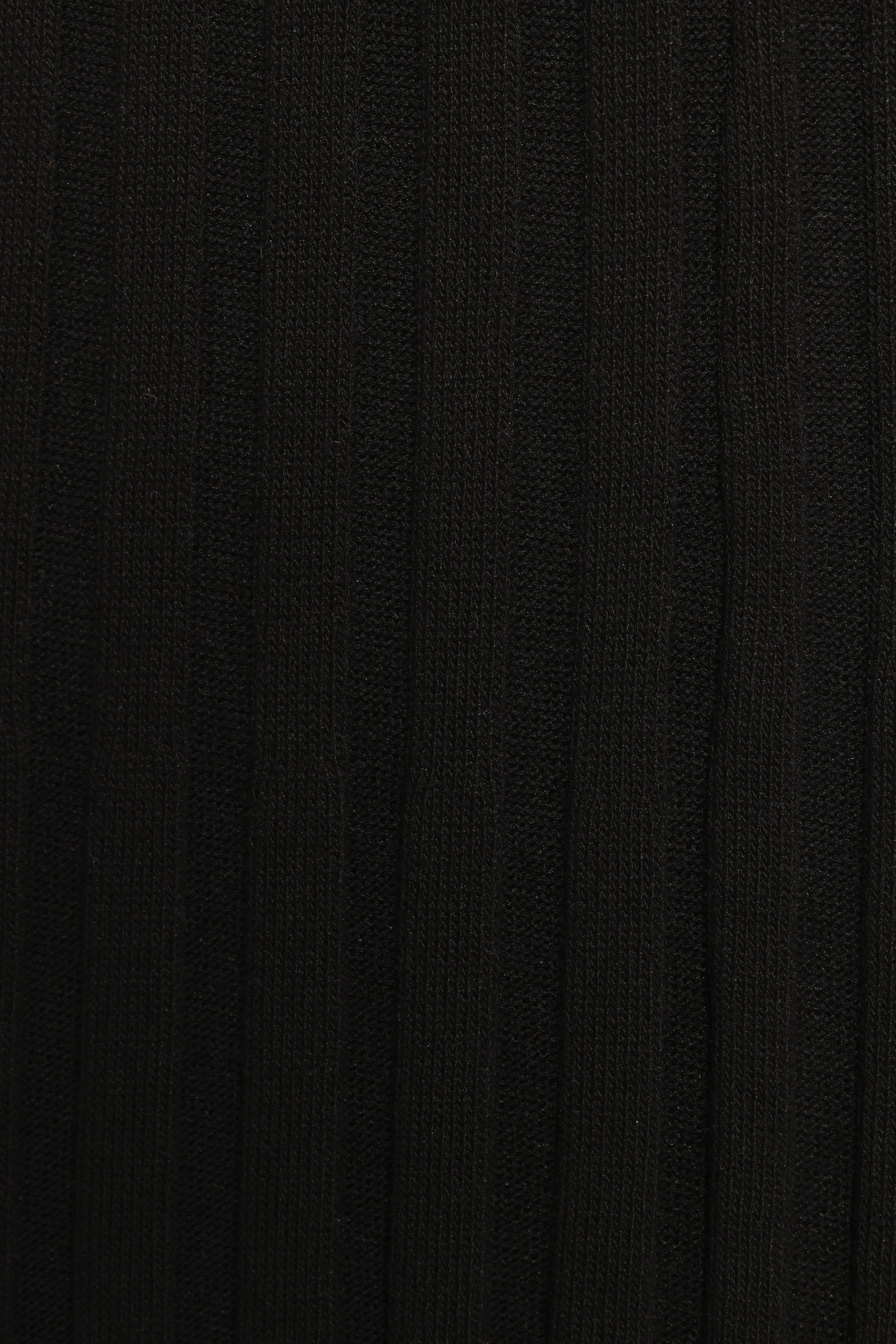 Carson Knit Midi Skirt Black