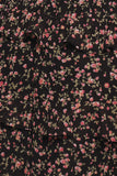 Wendi Ruffle Dress Black Floral