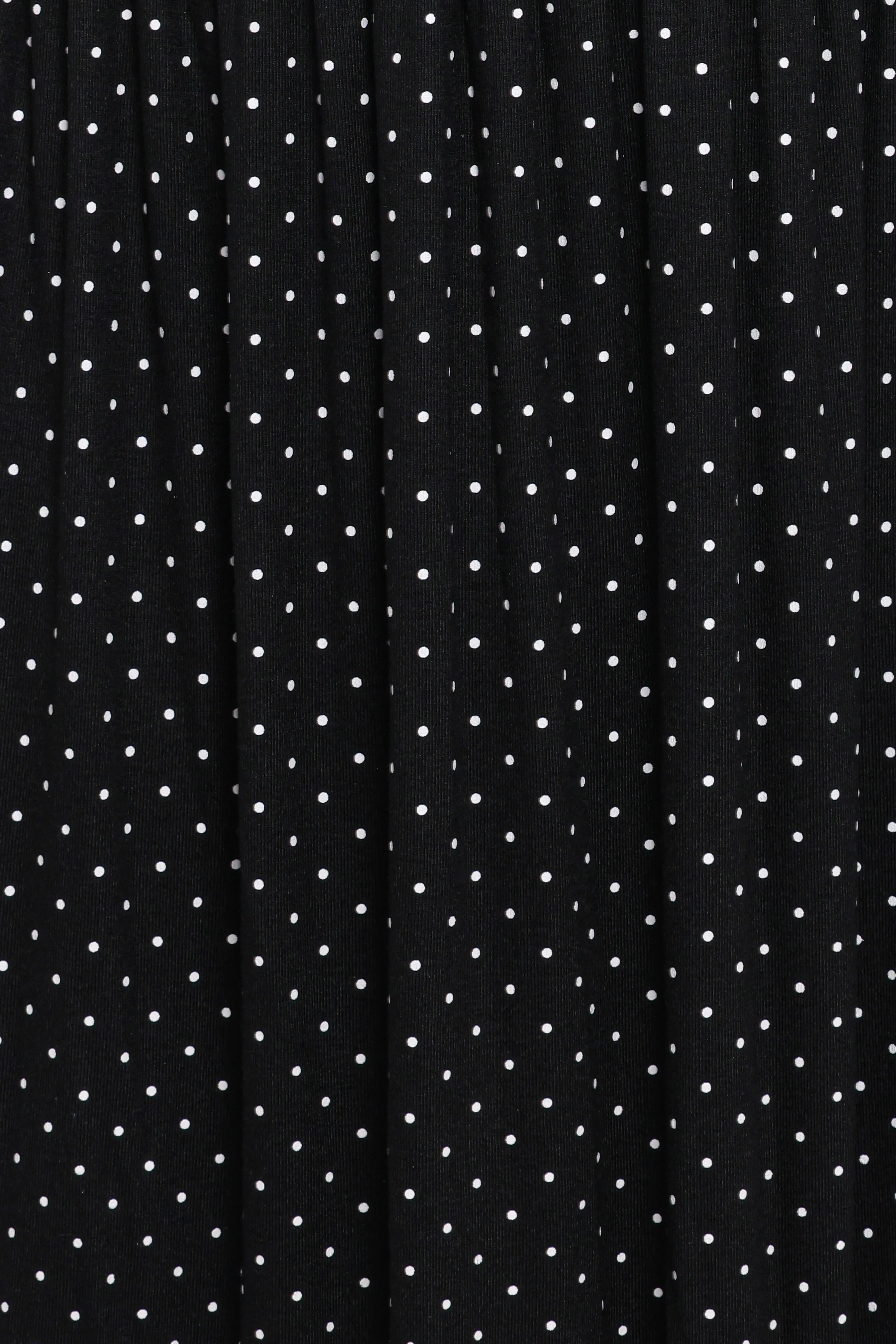 Shirley Maxi Dress Black Polka Dot
