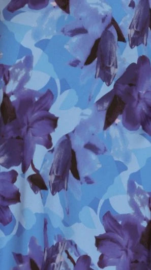 Oralia Maxi Dress Blue Floral