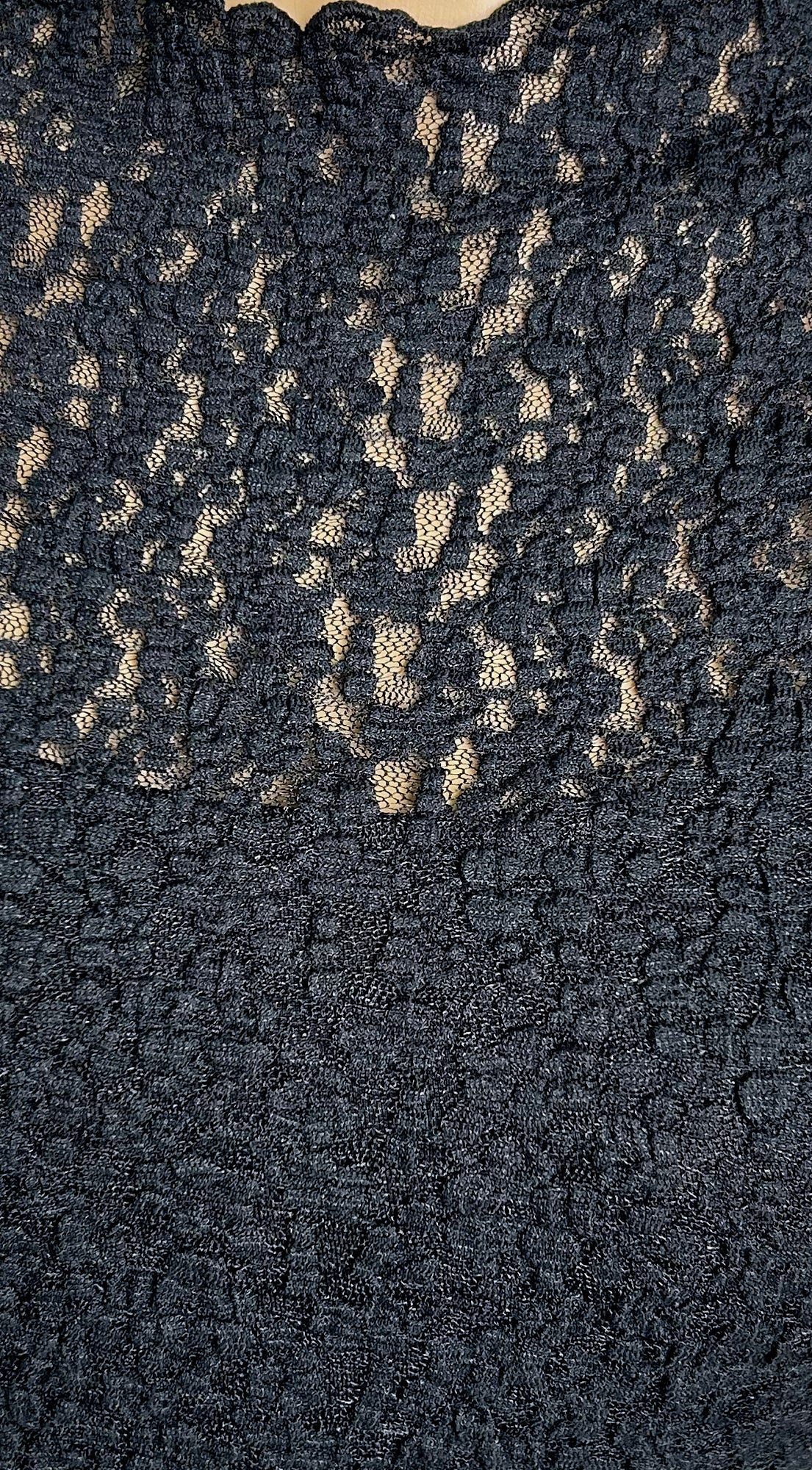 Kinga Lace Midi Dress Black