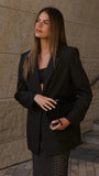 Isa Oversized Blazer Black