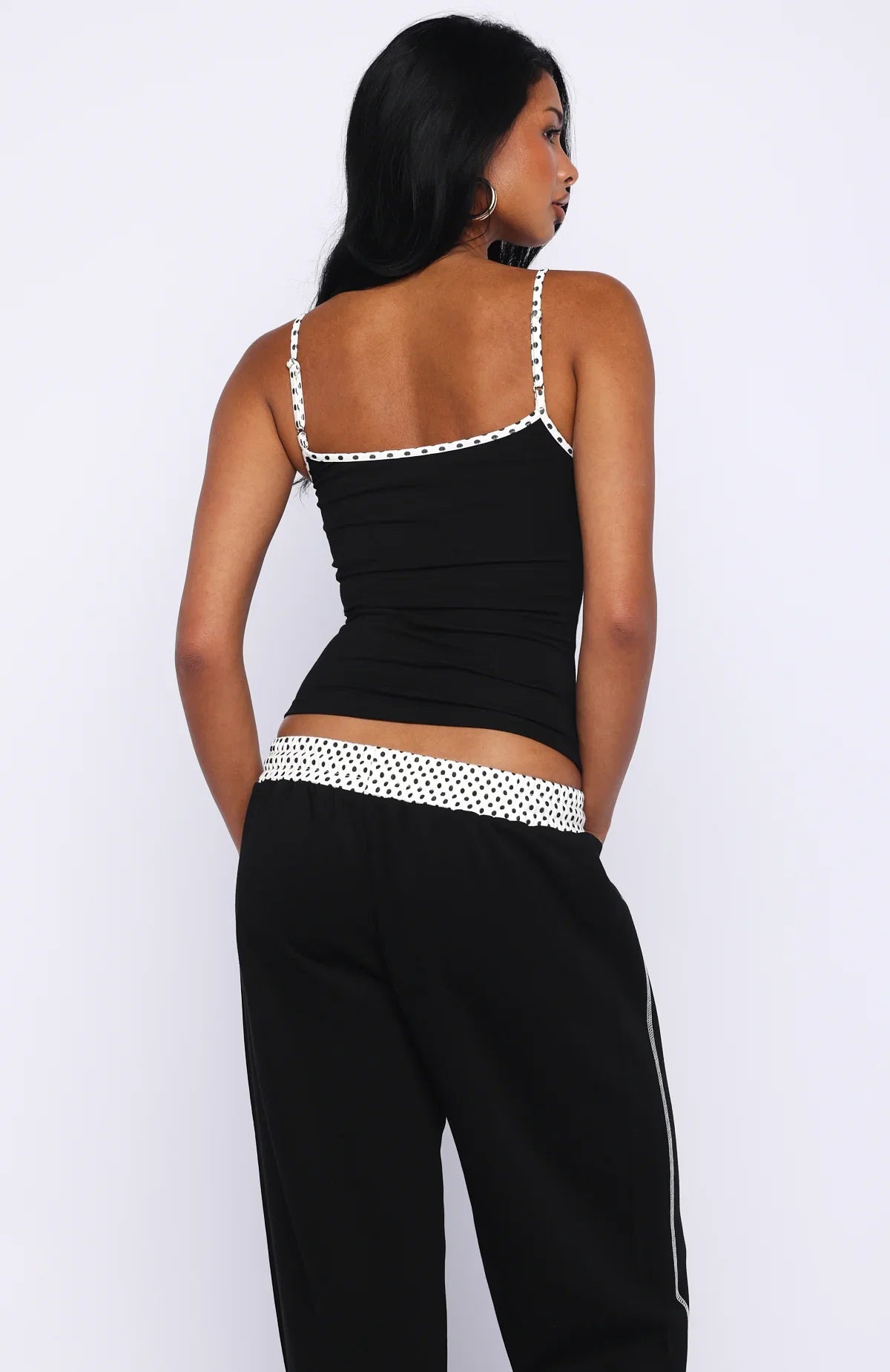 Pure Attraction Singlet Top Black
