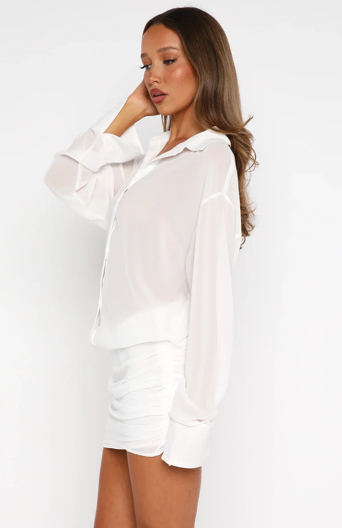Youll Remember Me Mini Dress White