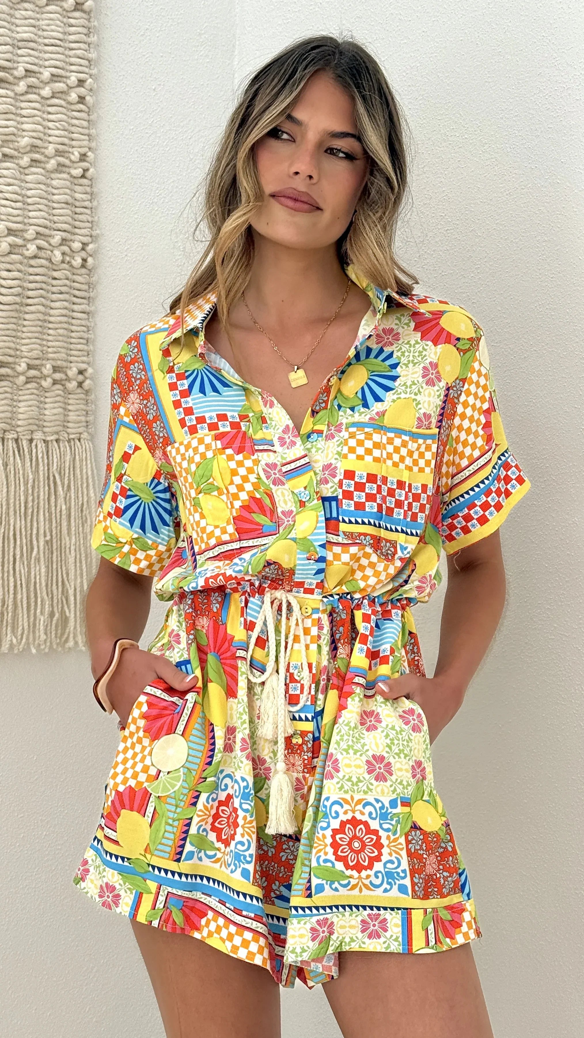 Rama Playsuit Italian Summer