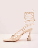 Sculpted Aura Strappy Lace Up Heels
