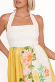 Nissa Mini Dress Yellow Poppy