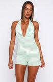 Perfect Date Playsuit Green