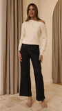 Zayleigh Straight Leg Jeans Dark Denim