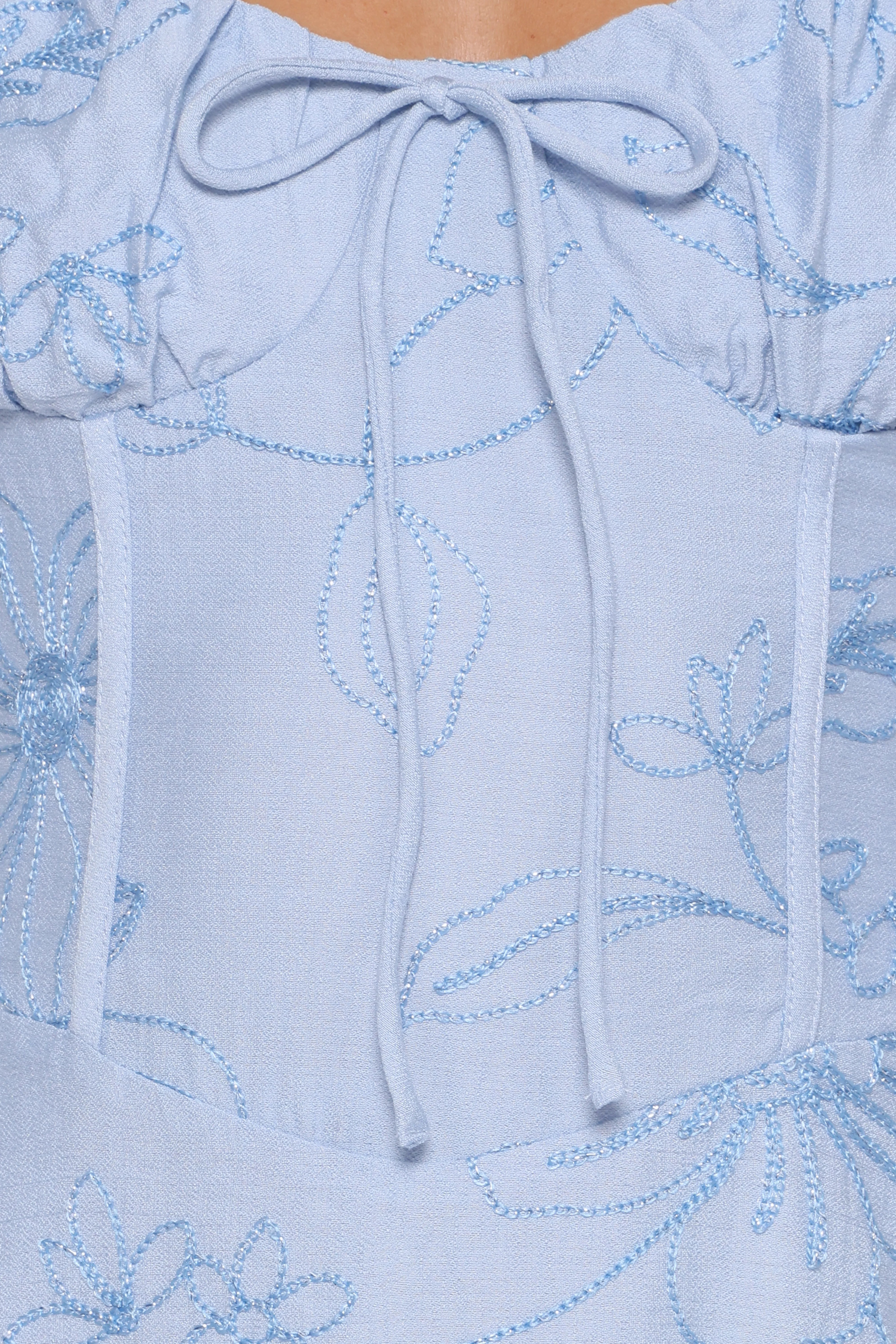 Houston Maxi Dress Blue Floral