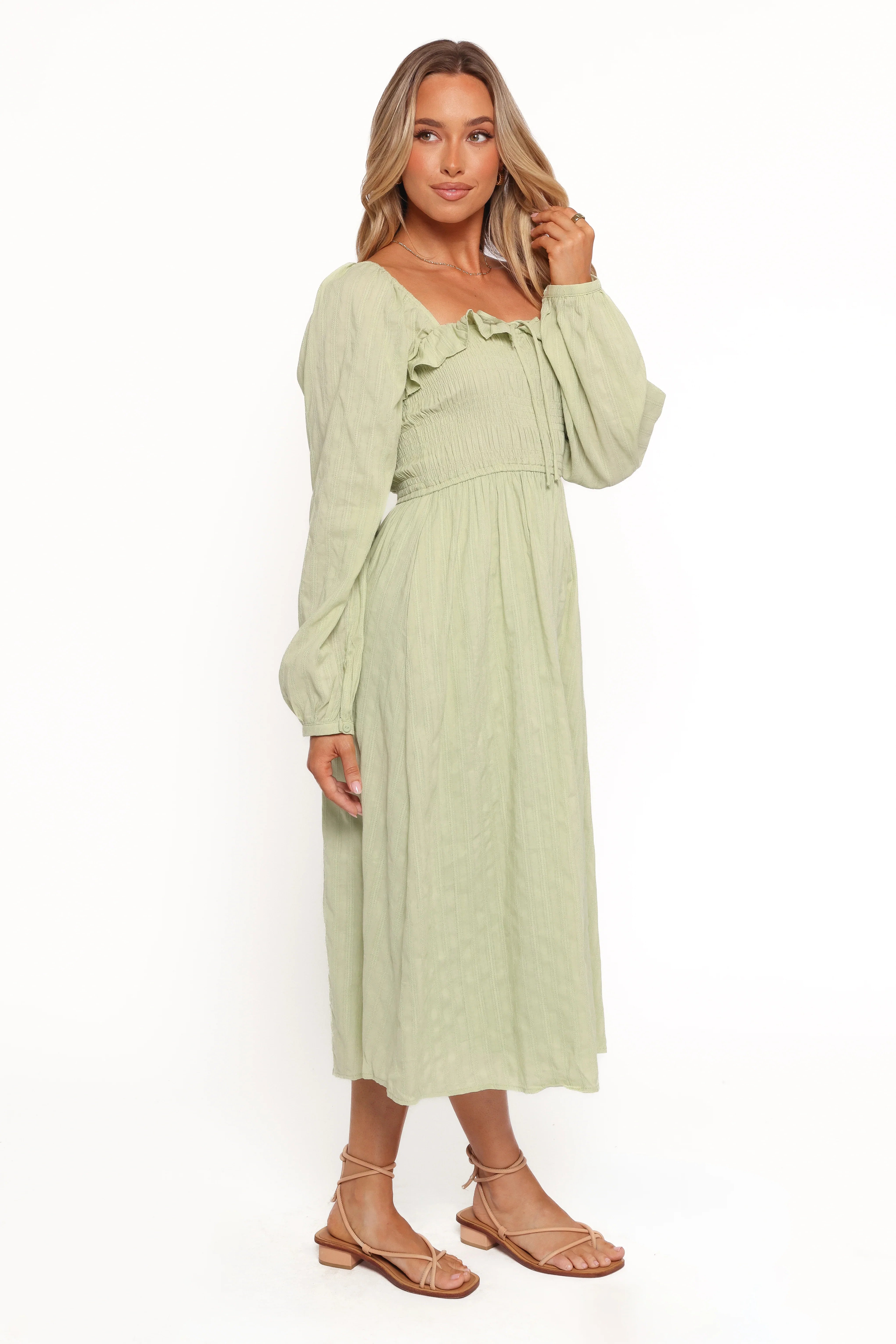 Ophelia Midi Dress Olive