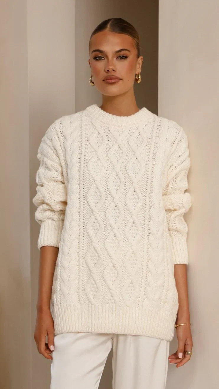 Valentina Knit Sweater Cream