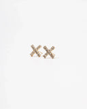 Colein X Micro Pave Stud Earrings