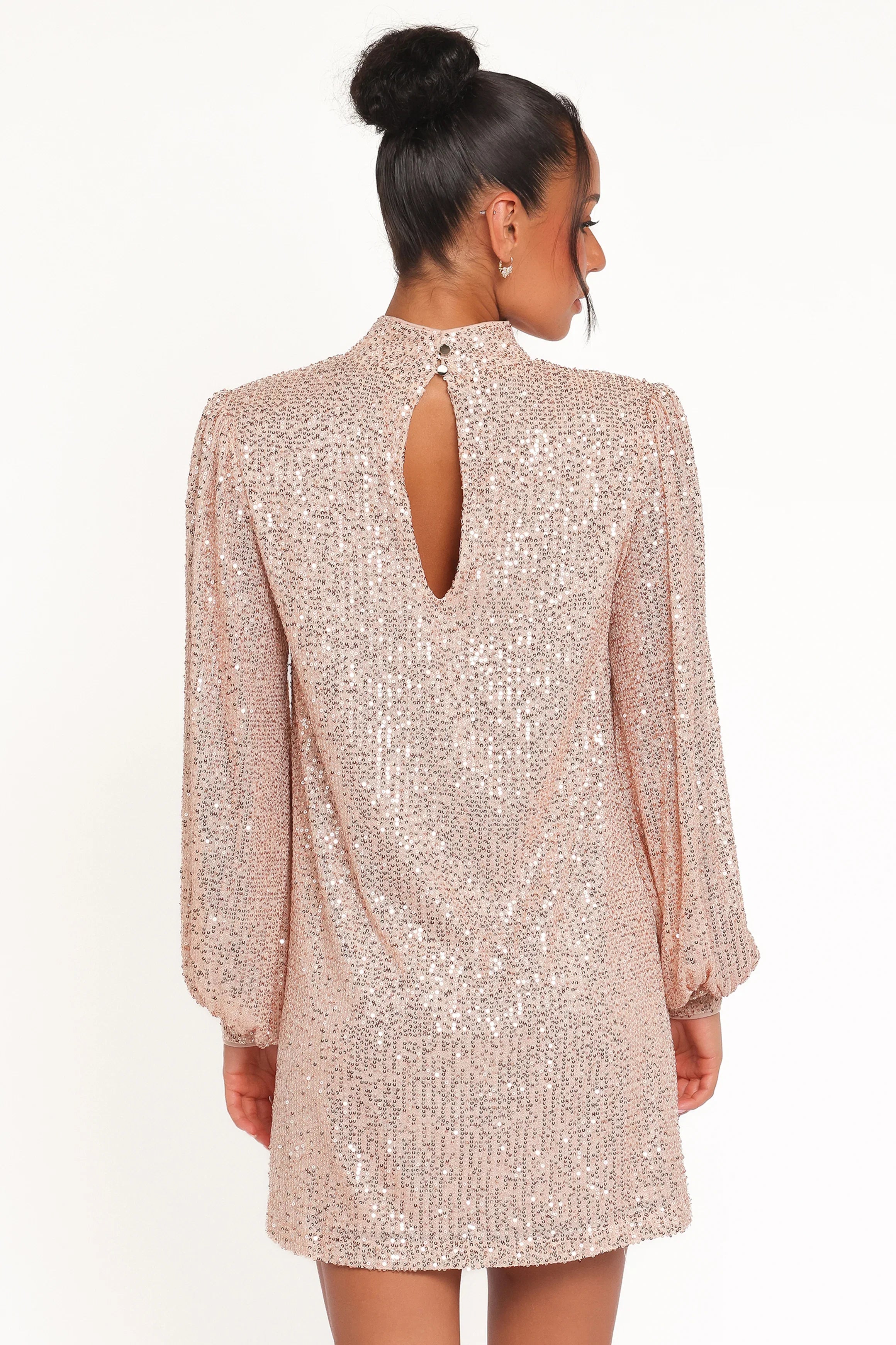 Springfield Mini Dress Gold