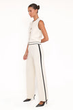 Jules Knitted Pant Set White