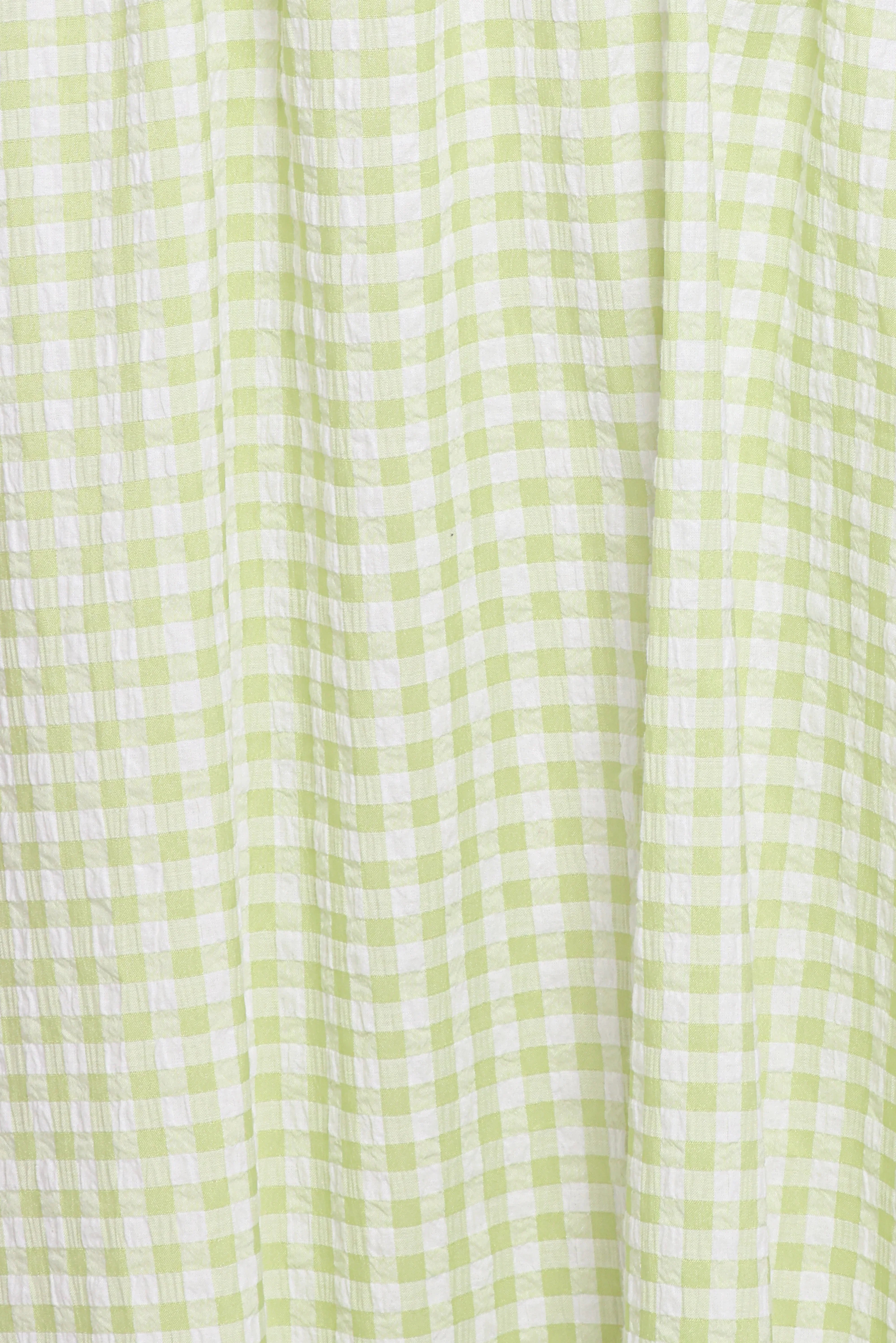 Amberlyn Maxi Dress Green Gingham