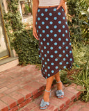 Daydream Darling Polka Dot Midi Skirt