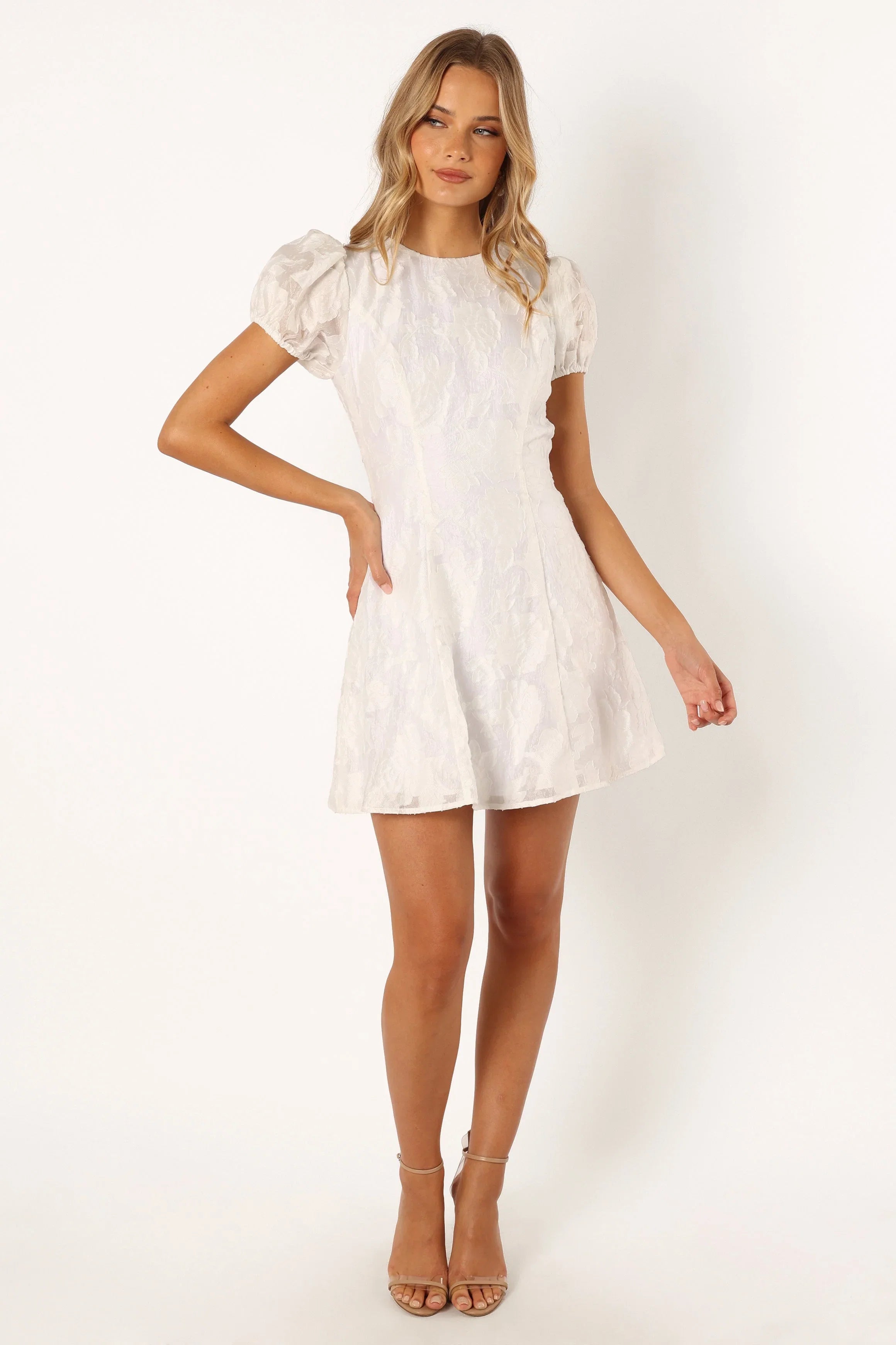 Kimmy Backless Mini Dress White