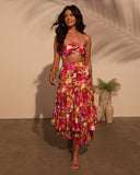 Margot Floral Midi Skirt