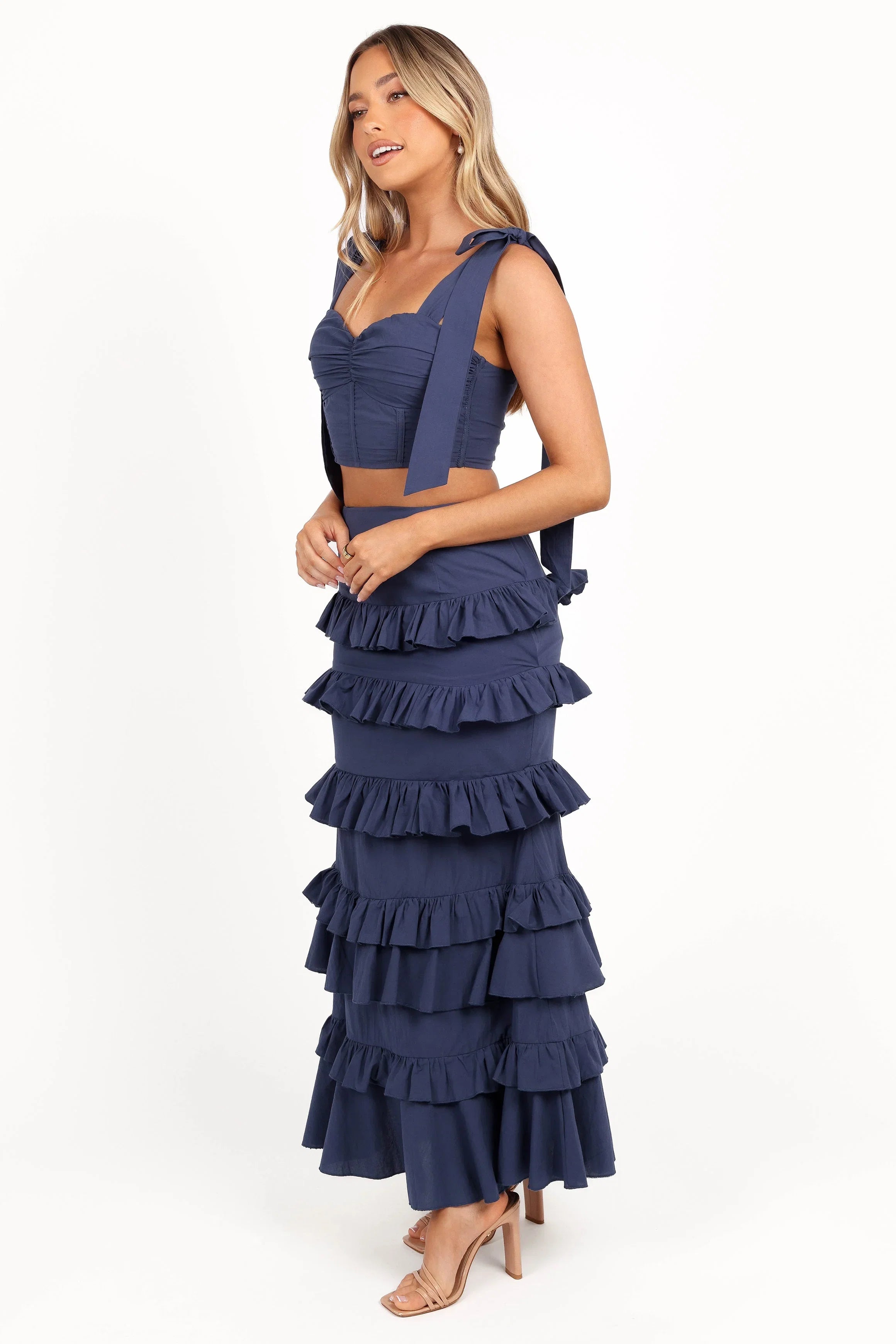 Tia Two Piece Set Navy