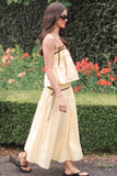 Orielle Maxi Skirt Lemon