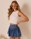 Juniah Bow Cropped Tank Top